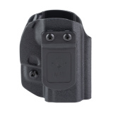 AIWB/OWB Series, Appendix/Inside/Outside Waistband Holster, Fits H&K CC9, Boltaron, Black, Ambidextrous, Includes 1" Belt Clip HHKCC9AIWBA-BL