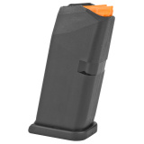 OEM Magazine, 9MM, 10Rd, Fits GLOCK 26, Cardboard Style Packaging, Black Finish, Orange Follower, Gen5 33377