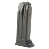 Magazine, 9MM, 13 Rounds, Fits P2000/USP9 Compact, with Finger Rest, Steel, Black, Red Follower 50259083