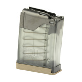 L5AWM, .300 Blackout, 10 Rounds, Fits AR Rifles, Steel/Polymer Hybrid, Translucent Finish, Smoke 999-000-4280-03