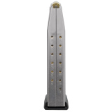 Magazine, AMAG 17 SG9, 9MM, 17 Rounds, Fits All Variants of Sig P365, Stainless Steel Finish, Silver, Includes Grip Extensions Compatible with Macro/X/XL and Standard Grips MAG1486-SST