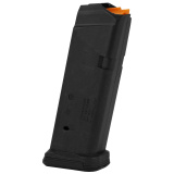Magpul Glock PMAG, 9MM, 15Rd Magazine, Fits Glock 19, Black Finish