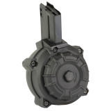 Drum Magazine, 7.62X39MM, 50 Rounds, Fits AR-15 Pattern Firearms Chambered in 7.62X39mm, Steel/Polymer Construction, Black DRM-A111