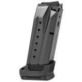 Magazine, 9MM, 15Rd, Black, Includes Sleeve Extension, Fits Ruger Security-9 90681