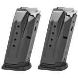 (2)Magazines, 9MM, 10Rd, Black, Fits Ruger Security-9 90686