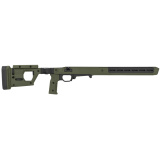 PRO 700L Stock, Fits Remington 700 Long Action, Billet Aluminum Construction Clad in Magpul Polymer, Fully Adjustable and Ambidextrous, Push Button Folding Stock, Fits Most Long Action AICS Pattern Magazines, OD Green Finish MAG1002-ODG