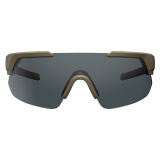 Defiant Eyewear, Flat Dark Earth Frame with Gray Polarized Lens MAG1044-1-245-1100