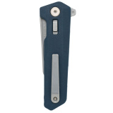 Breslau, Folding Knife, 2.94" Wharncliffe Blade, MVN35 MIM Steel, 7.375" Overall Length, Lug Lock, Bead Blasted Finish, Blue Polymer Handle MAG1081-GBL
