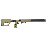 Pro 700 Lite Chassis, Fits Remington 700 Short Action, Matte Finish, Flat Dark Earth, Fits Most Short Action AICS Pattern Magazines, Ambidextrous, Billet Aluminum Bedding Block MAG1199-FDE