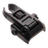 MBUS Pro, Hooded Front Sight, Tool-Less Elevation Adjustment, All Steel Construction, Fits Picatinny Rails, Flip Up, Black MAG1518-BLK