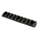 M-LOK Rail Section, Fits M-LOK Hand Guard, Polymer, 9 Slots, Black MAG592