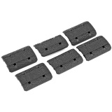 M-LOK Rail Covers, Black Finish, Type 2 Rail Cover, 1 Slot, Fits M-LOK MAG603-BLK