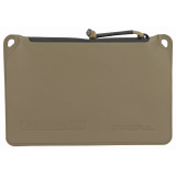 DAKA Window Pouch, Small, 6"x9", Flat Dark Earth Polymer Fabric, Window for Easy Organization MAG994-245
