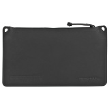 DAKA Window Pouch, Medium, 7"x12", Black Polymer Fabric, Window for Easy Organization MAG995-001
