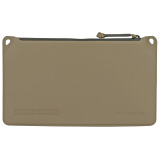 DAKA Window Pouch, Medium, 7"x12", Flat Dark Earth Polymer Fabric, Window for Easy Organization MAG995-245
