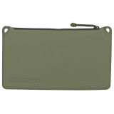 DAKA Window Pouch, Medium, 7"x12", OD Green Polymer Fabric, Window for Easy Organization MAG995-315