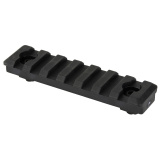 Polymer M-LOK Rail, Fits M-LOK Handguards, 7 Slot, Polymer Construction, Matte Finish, Black, Hardware Included MI-7PMR