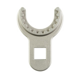 AR15 Barrel Nut Wrench, 1/2" Drive for Torque Wrench, Stainless Steel Construction, Silver MI-BNW