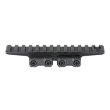 MK2, Mount, Fits 1913 Picatinny Rail Riser, 13 Slot, Anodized Finish, Black MI-MK2-R13