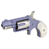 Mini Revolver, Single Action, 22 LR, 1.125" Barrel, Cerakote Finish, Orchid, Pearlite Grips, 5 Rounds NAA-22LR-ORCHID