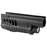 SFL-11WL, Nightstick FlashLight, Fits Mossberg 500/590/Shockwave, Black, Includes 2 CR213A SFL-11WL