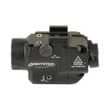TCM-365-GL, Pistol Mounted Light/Laser Combo, Fits Short Rail Handguns, Anodized Finish, Black, 650 Lumens, 4,612 Candela, Green Visible Laser TCM-5B-GL
