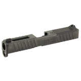 DM Slide, DLC Finish, Black, Direct Mount Optics Ready, For Glock 19 Gen 5, Includes Noveske End Plate, Cover Plate w/Rear Sight, Front Sight 03002520