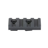4 Slot Picatinny Rail Section, M-LOK Compatible, Black 05001010