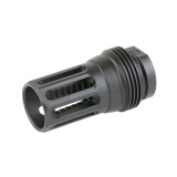 Pig Pen, Flash Hider, 5.56 NATO, Fits AR, 1/2X28 Thread Pitch, Nitride Finish, Black, Short Variant, Includes Shims 05002855