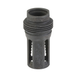 Pig Pen, Flash Hider, 7.62 NATO, Fits AR, 5/8X24 Thread Pitch, Nitride Finish, Black, Short Variant, Includes Shims 05002856