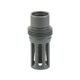 Pig Pen, Flash Hider, 7.62 NATO, Fits AR, 5/8X24 Thread Pitch, Nitride Finish, Black, Long Variant, Includes Shims 05002858