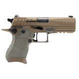 2311, Single Action, Semi-Automatic, Metal Frame Pistol, Compact, 9MM, 4.25" Barrel, Matte Finish, High Desert, Sage Grips, Tritium Night Sights, Optics Ready, 15 Rounds, 3 Magazines, Includes 3 Optic Mounts for RMR, Delta Point Pro, and RMSc, Custom OA