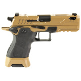 2311 Compact Pro Plus, Single Action, Semi-automatic, Metal Frame Pistol, Compact, 9MM, 4.25" Ported Barrel, Matte Finish, High Desert, Black Grip, Extended Magazine Release, Enhanced Trigger, Tritium Night Sights, Optics Ready, 17 Rounds, 5 Magazines, I