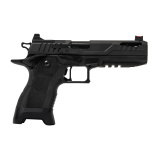 2311 Pro, Semi-automatic, Single Action, Aluminum Frame Pistol, Full Size, 9MM, 5" Ported Barrel, DLC Finish, Black, Polymer Grip Module, Dawson Precision Fixed Rear and Fiber Optic Front Sight, Optic Ready, Dawson Precision RMR Cut Optics Kit, Ambidextr