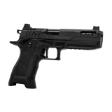 2311 Pro, Semi-automatic, Single Action, Aluminum Frame Pistol, Full Size, 9MM, 5" Ported Barrel, DLC Finish, Black, Polymer Grip Module, Dawson Precision Fixed Rear and Fiber Optic Front Sight, Optic Ready, Dawson Precision RMR Cut Optics Kit, Ambidextr