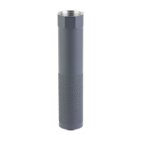 Universe-36, Suppressor, 36 Caliber, 7" Long, Inconel Construction, Matte Finish, Black, HUB Compatible, 14oz, 9MM Low Back Pressure Endcap, Does Not Include Mount UNI36