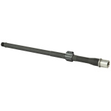 Barrel, Fits AR15, 300 Blackout, 16.1", Pistol Length Gas System, Threaded 5/8-24, Medium Profile, Nitride Finish, Includes Adjustable Gas Block, Black B-300-16-P-TG-BLK
