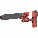 Zulu 2.0 Adjustable Stock Kit, Red, Fits AR15 OS-ZULU-KIT-RED