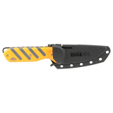 Razor HTX, Fixed Blade Knife, Plain Edge, 3" Blade Length, Includes (3) Drop Point Blades, (2) Caping Blades, (1) Gutting Blade, (1) Saw Blade Pod, Matte Finish, Orange & Gray Rubberized Aluminum Handle HTX30B-6C