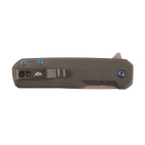Razor VX8, Folding Knife, 3" Blade Length, 7.3" Overall Length, Includes (2)-Standard Drop-Point and (1)-Serrated Drop-Point Blades, Black-Oxide Finish, Black Sculpted G10 Scales, Stainless Steel Ball Bearing System, Stainless Steel Blade Holder VX825A-C