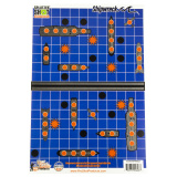 Splatter Shot, Game Series, Ship Wreck, 12"x18", 8 Pack, Multi Color GS-SHIP-8PK