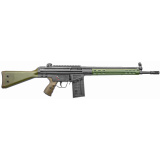 PTR-91 GIRK, Semi-automatic Rifle, 308 Win, 16" Barrel, Black Finish, Green Furniture, 20Rd, Welded Scope Mount, Metal Lower, Removable 5/X24 Flash Hider, 1-20Rd Magazine PTR 113