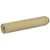 Vent 2, Suppressor, 9MM, 7.6" Length, 1.5" Diameter, Titanium Construction, Cerakote Finish, Flat Dark Earth, 1.125X28 Alpha Mount, Includes 1/2X28 Direct Thread Adapter, 8.9oz V2-0090102