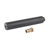 Tall Boy, Suppressor, 7.62 NATO, 10.25" Length, 1.75" Diameter, Steel, Nitride Finish, Black, Quickie Fast Attach Taper Mount, Includes Rearend Muzzle Device, 19oz Weight SIL-TB-QUICKIE-762