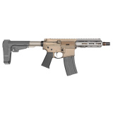 Sugar Weasel| Semi-automatic Pistol, 300 Blackout, 7" Barrel, Flat Dark Earth Finish, Grey SBA3 Brace, 30Rd HB-300BLK-7IN-PISTOL