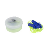 Resistor II Reusable Corded Ear Plug, 2 Pair, NRR 27, 4 Flange Tapered Shape, Aqua FP43BP2