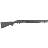 870 Tactical, Pump, 20 Gauge, 3" Chamber, 18.5" Barrel, Matte Blued Finish, RemChoke, Synthetic Stock, Bead, 7 Rounds R81100