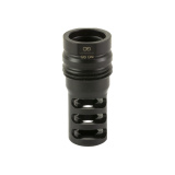 3 Port Brake .338, Muzzle Brake, M18x1 Thread Pitch, Matte Finish, Black MB026