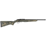 American Target .22 Long Rifle 18 Inch Threaded Barrel Satin Blue Finish Picatinny Rail Black Laminate Stock 10 Round
