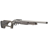 American Rimfire Target| Bolt-Action Rifle, 22 LR, 18" Threaded Barrel, 1/2x28 Thread Pitch, Satin Stainless Steel Finish, Black Laminated Thumbhole Stock, Factory-Installed One-Piece Scope Base, 10Rd 8366